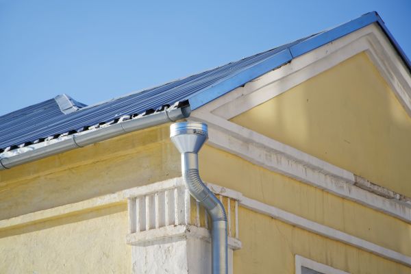Steel Downspout Installation in Carthage